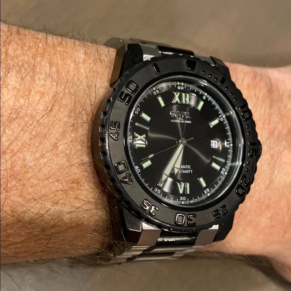 Gevril NWOT Seacloud Stainless Steel Bracelet Watc